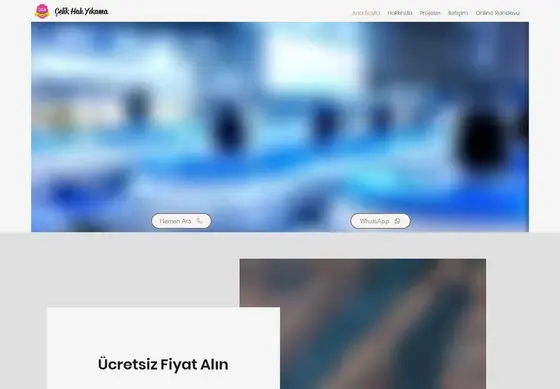 Çelik Halı Yıkama web sitesi ekran görüntüsü