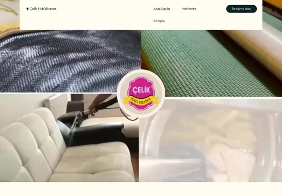 Menderes Halı Yıkamacı web sitesi ekran görüntüsü